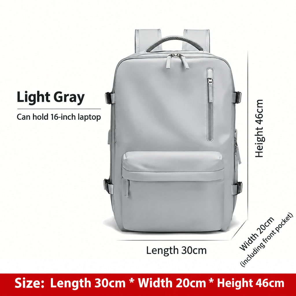 Travel Backpack Women's Extra Large Capacity Lightweight Expandable Casual Backpack Men's School Bag Dry and Wet Separation Travel Bag