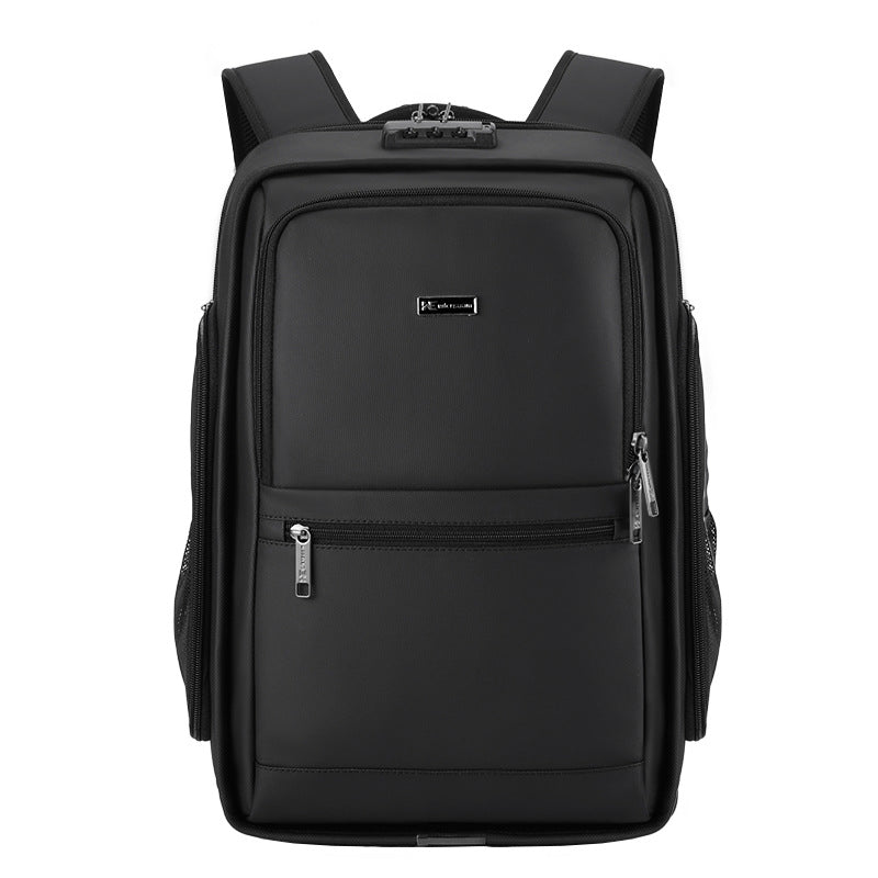 New High-End Business Backpack, Trendy Men's Waterproof Backpack, Large Capacity Business Trip, Multi-Functional Anti-Theft Computer Bag