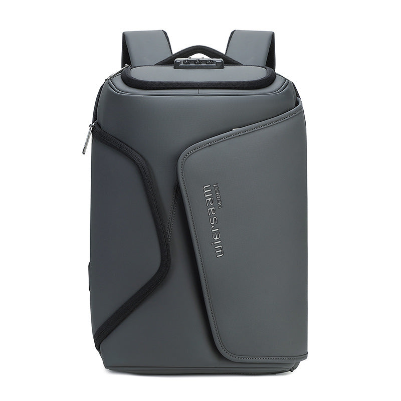 Business Backpack, Waterproof Backpack, Men's Anti-Theft Large-Capacity Business Trip Multi-Functional Travel Computer Bag, Lightweight and Portable