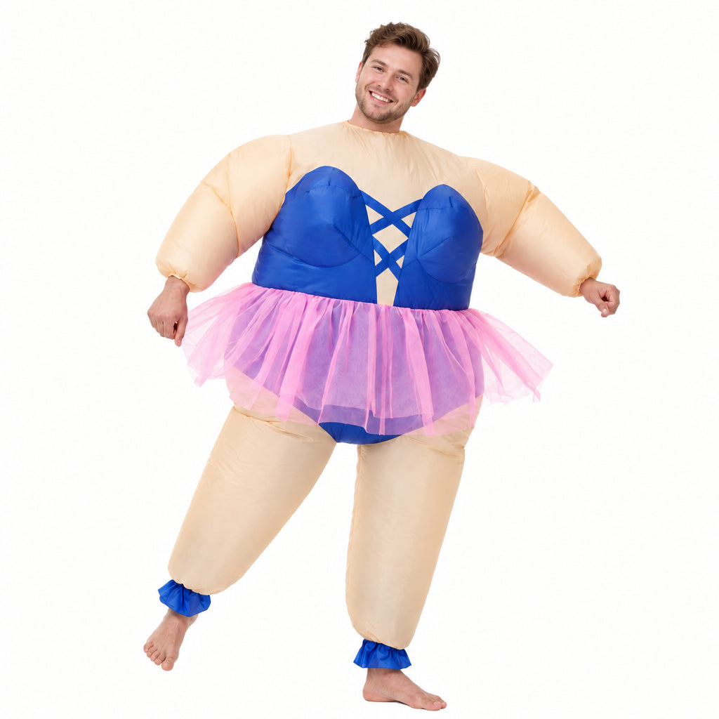 Cross-Border Trade Halloween Costume Party Props Riding Animal Cute Horse Inflatable Costume Theme Party