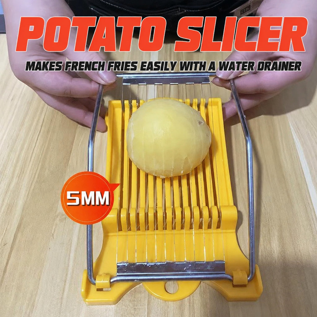 Potato Slicer Luncheon Meat Slicer Ham Slice Household Fruit Vegetable Cutter Kitchen Plastic Egg Cutter