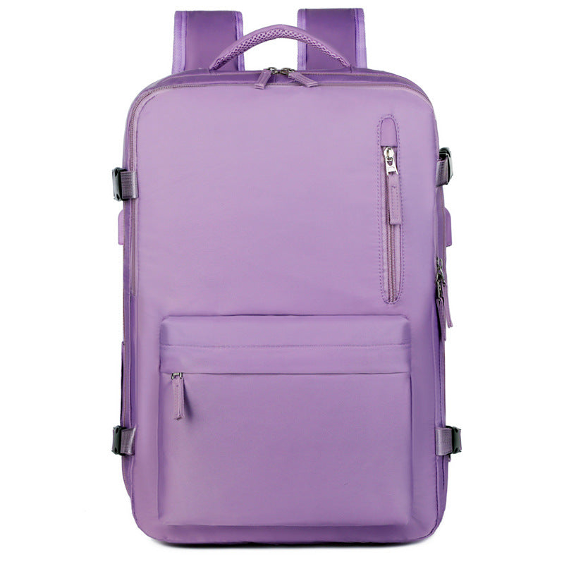 Customizable Logo Men's Backpack Travel Bag Large Capacity Business Travel Portable Luggage Student Computer Bag