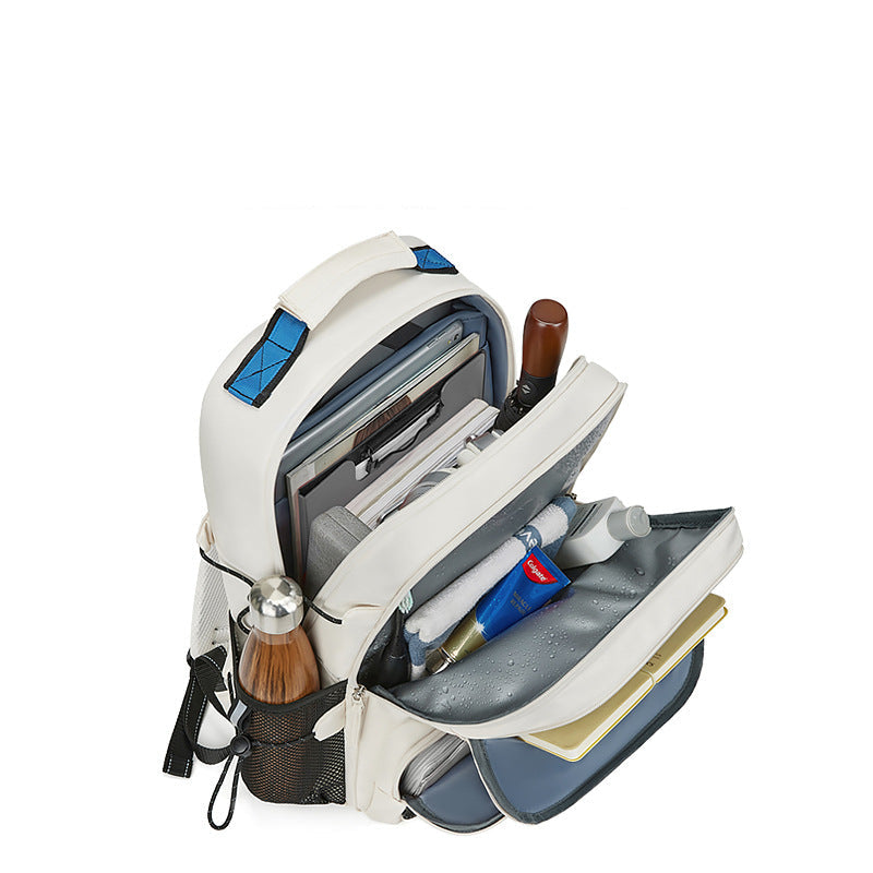 Backpack women's large capacity travel backpack fashionable casual lightweight Korean style schoolbag 15.6 computer bag men's bag