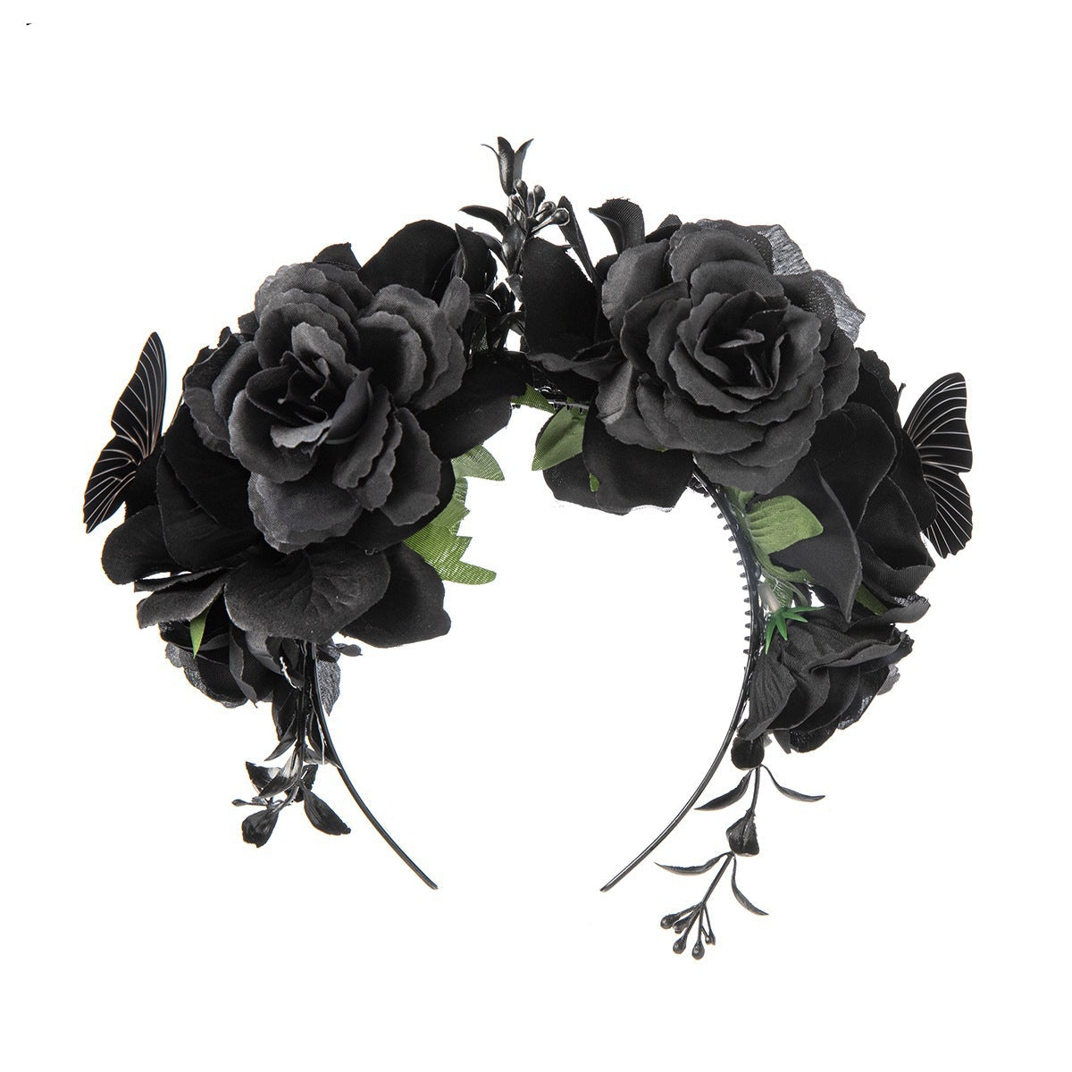 Spider Flower Party Halloween New Flower Headdress Hair Hoop Wholesale Makeup Personality European and American Cosplay