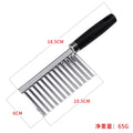 Creative Multifunctional Wavy Knife Potato Cutting Kitchen Supplies Vegetable Cutter French Fries Stainless Steel Kitchen Gadgets
