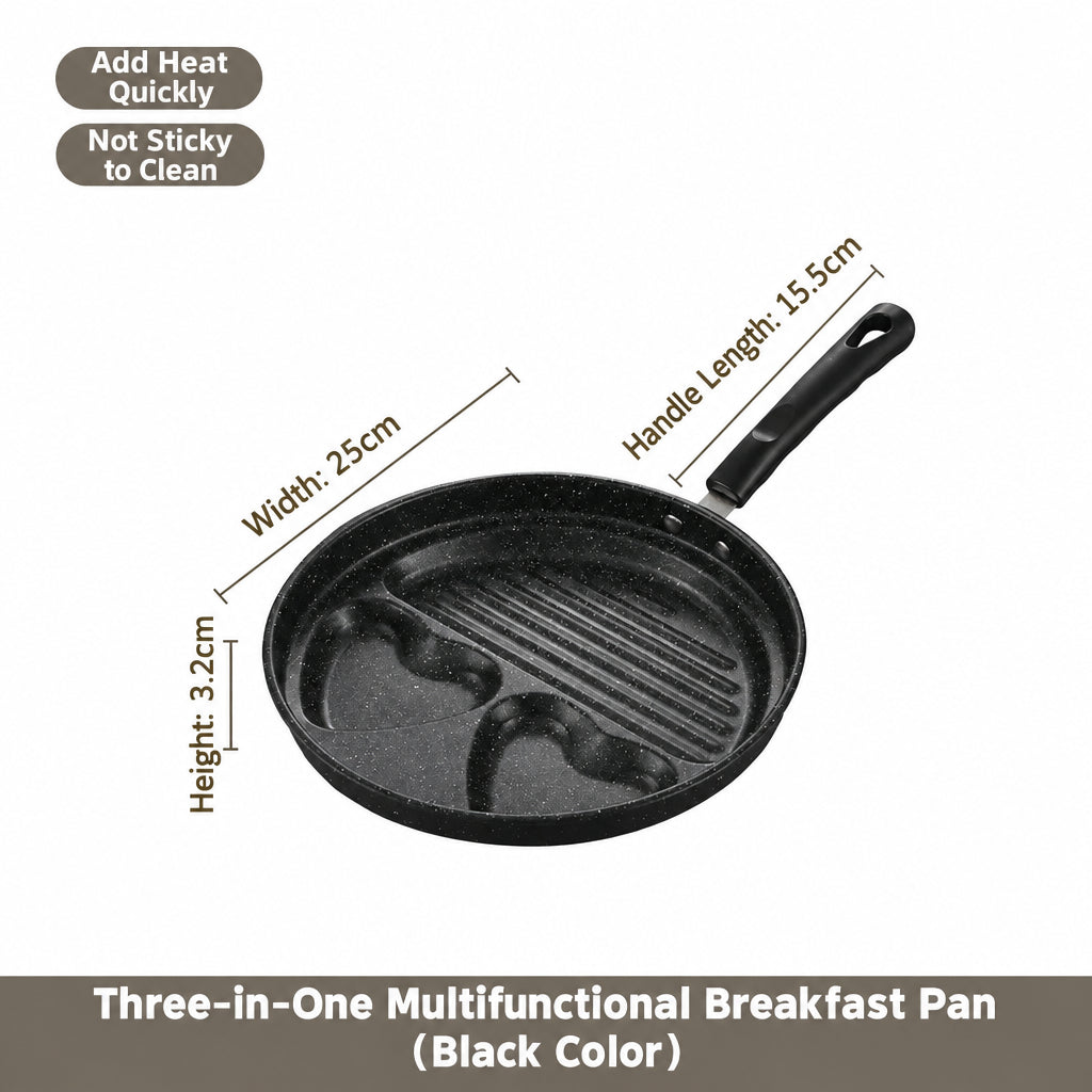 Manufacturer Wholesale Pancake Frying Pan Flats Bottom Four-Hole Non-Stick Pan Household Omelette Artifact Breakfast Pan Kitchen Utensils Eggs