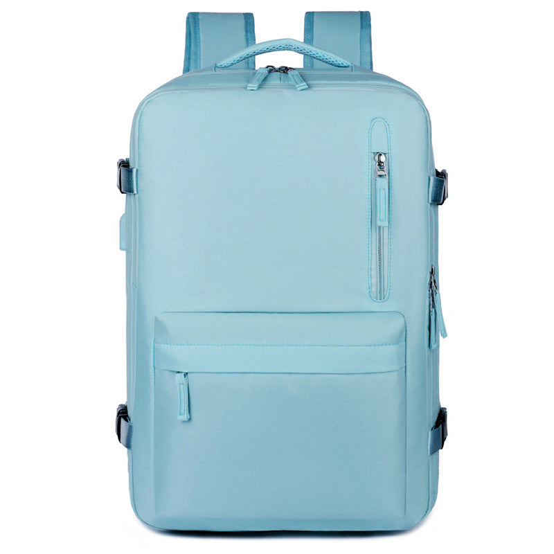Customizable Logo Men's Backpack Travel Bag Large Capacity Business Travel Portable Luggage Student Computer Bag