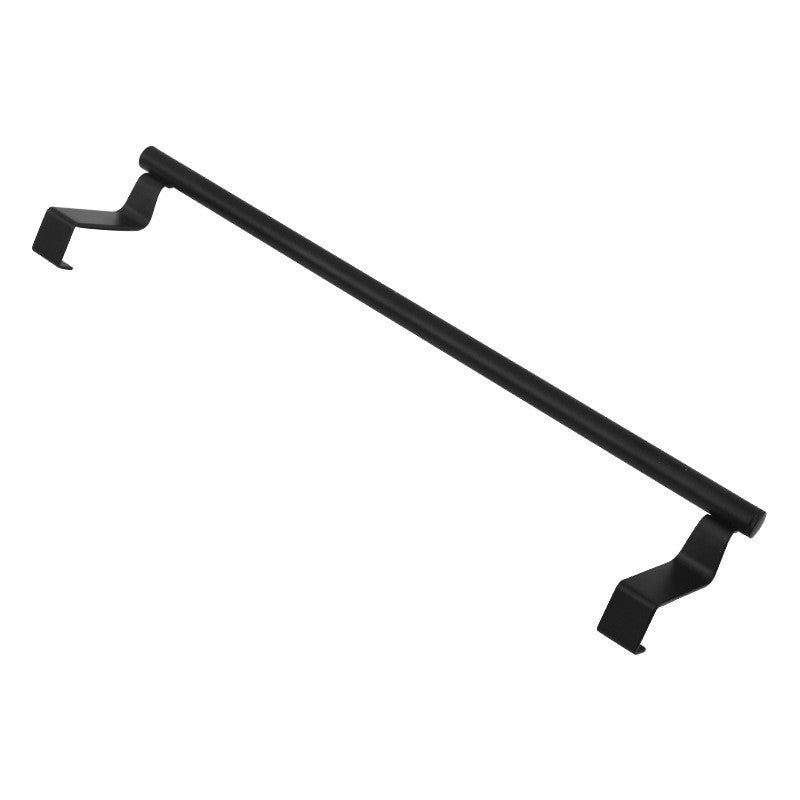Ready-Made No-Drill Towel Rack Wardrobe Kitchen Cabinet Storage Rack Over-The-Door Bathroom