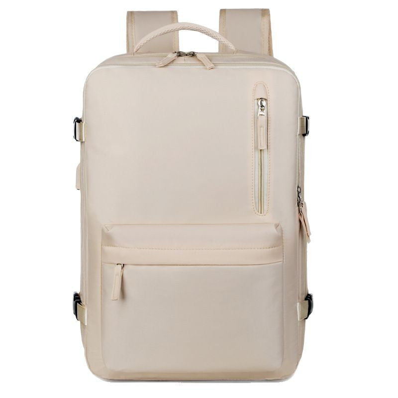 Customizable Logo Men's Backpack Travel Bag Large Capacity Business Travel Portable Luggage Student Computer Bag