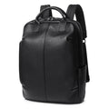 First-Layer Cowhide Backpack, Trendy Brand, High-End Handbag, School Bag, 15-Inch Commuter Leather Computer Business Bag for Men