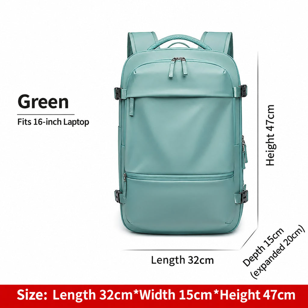 New Backpack Women's Travel Lightweight Short-Distance Luggage School Bag Dry and Wet Separation Business Trip Computer Bag Men's Backpack
