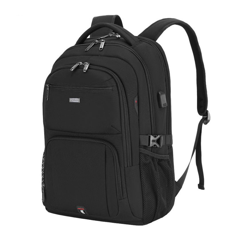 Backpack for Men, Large Capacity, Waterproof, Business Trip Computer Bag, Middle and High School Student School Bag, Back Pad, Travel and Commuting