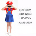 Halloween cosplay Anime Costume Parent Child cosplay Children Mario Clothes Super Mary Costume