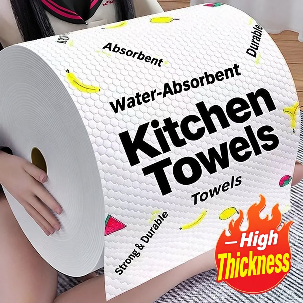 Lazy Rag Kitchen Wet and Dry Washable Reusable Paper Household Cleaning Disposable Dishwashing Cloth Absorbent