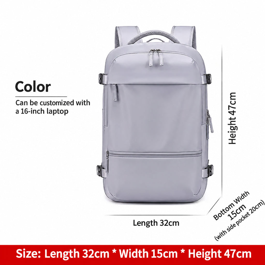 New adjustable women's backpack leisure waterproof outdoor large capacity backpack multifunctional travel bag computer bag