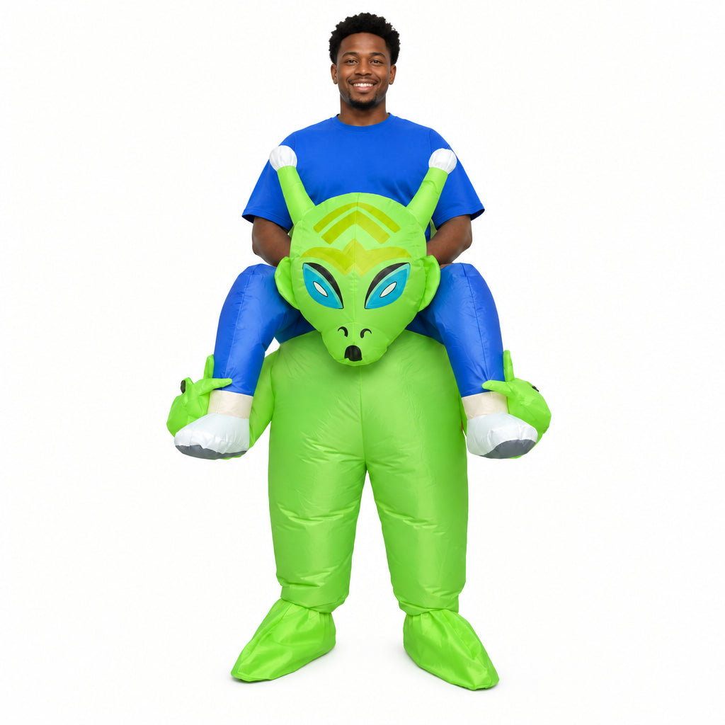 Amazon Cross-Border Best-Selling New Alien Inflatable Suit Halloween Performance Makeup Props Costume Inflatable Clothes