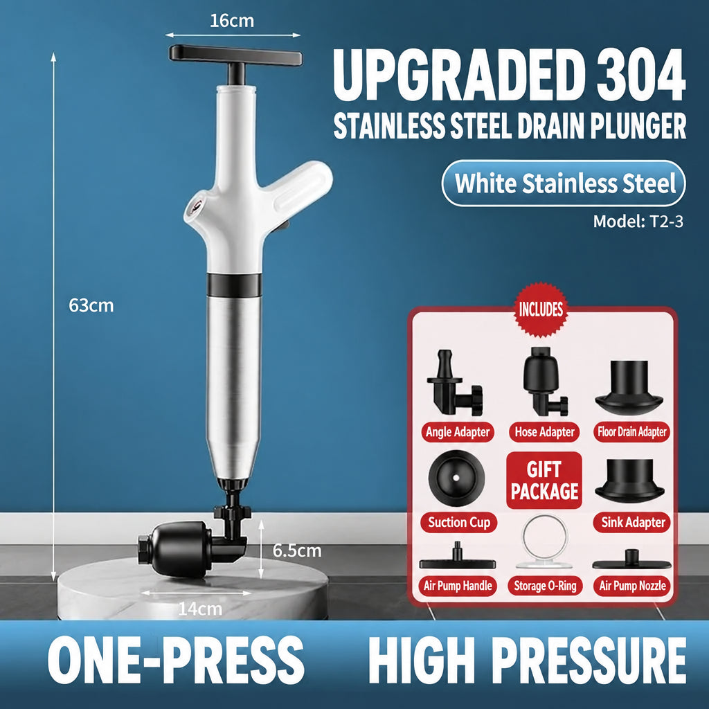 High-End Toilet Unblocker Upgrade for Unclogging Pipes, Toilet Kitchen Tool, Bathroom Blockage Solution