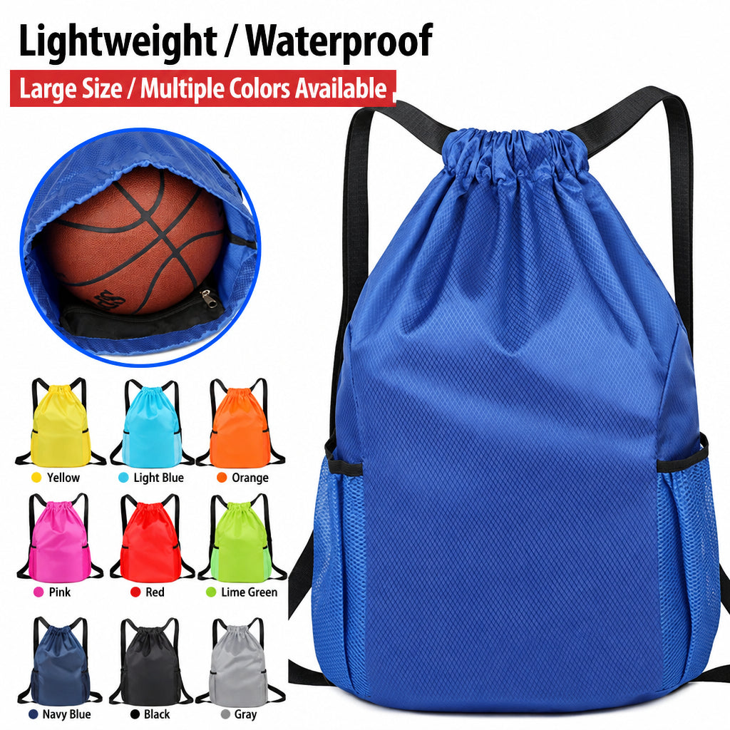 Outdoor Sports Drawstring Basketball Bag Large Capacity Casual Travel Backpack Men and Women Lightweight Versatile Commuting Drawstring Bag