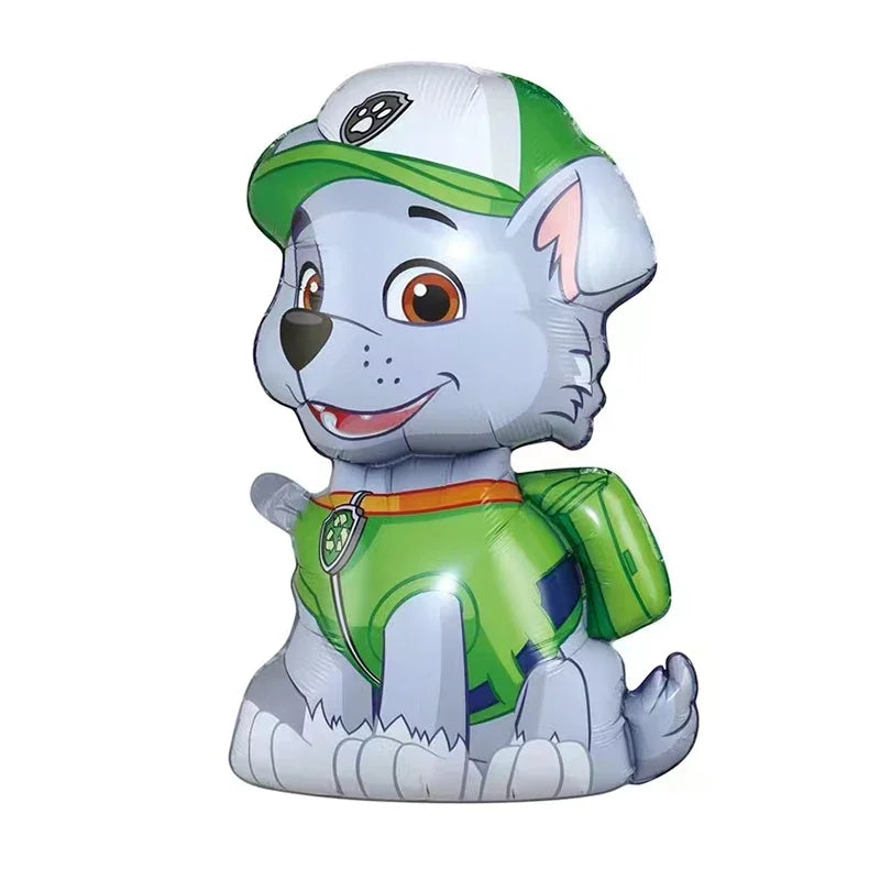 8pcs New Cartoon PAW Patrol Birthday Decoration Supplies Balloon Set with Chase Marshall Skye Foil Ball for Children's Party