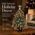 DIY Beaded Christmas Tree Kit 3D Crystal Bead Holiday Craft Set for Adults Colorful Beads Tabletop Tree Ornament Charms DIY Gift