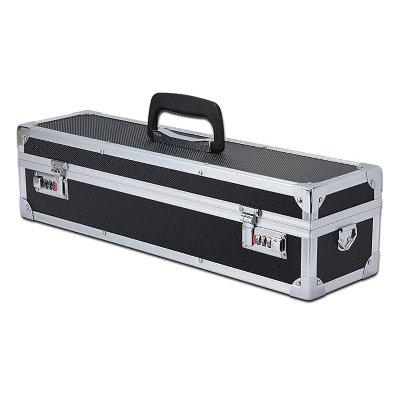 Multi-functional Kitchen Cooking Chef Knife Storage Case Knives Holder Aluminum Combination Lock Tools Case Knife Organizer