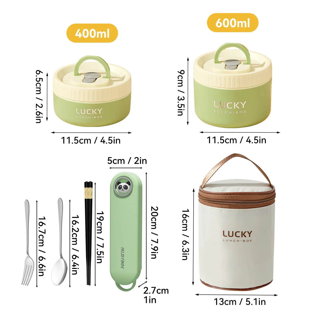 WORTHBUY Sealed Lunch Box 304 Stainless Steel Insulated Bento Box Portable Leak Proof Thermal Food Container Microwave Soup Jar