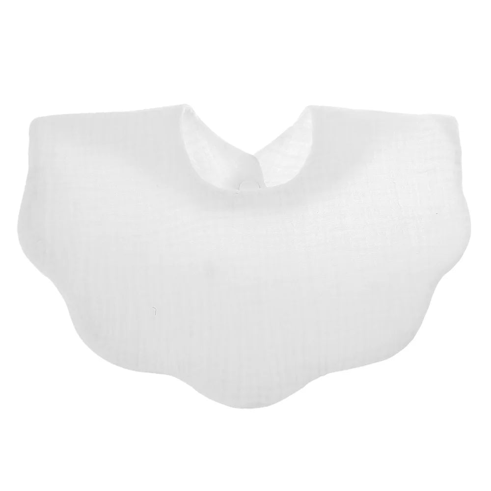 Cotton Soft Baby Print Bibs Solid Color Infant Bib Newborn Burp Cloths Bandana Scarf for Kids Boys Girls Feeding Saliva Towel