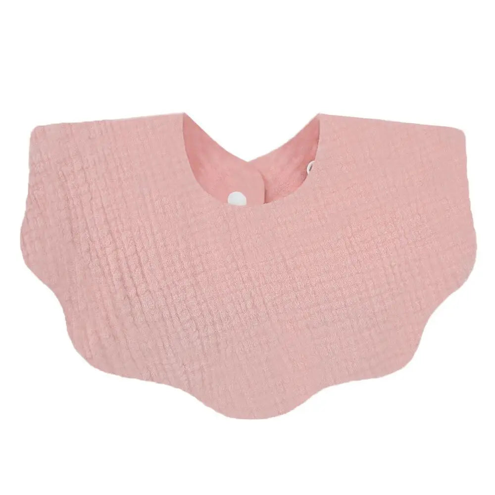 Cotton Soft Baby Print Bibs Solid Color Infant Bib Newborn Burp Cloths Bandana Scarf for Kids Boys Girls Feeding Saliva Towel