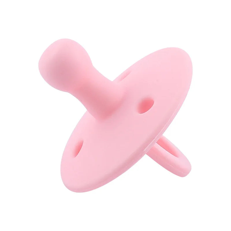 Baby Silicone Pacifier Soft BPA Free Soother Infant Dummy Nipple Newborn Baby Teether Toy Teething Nursing Pacifier Chain Pendan