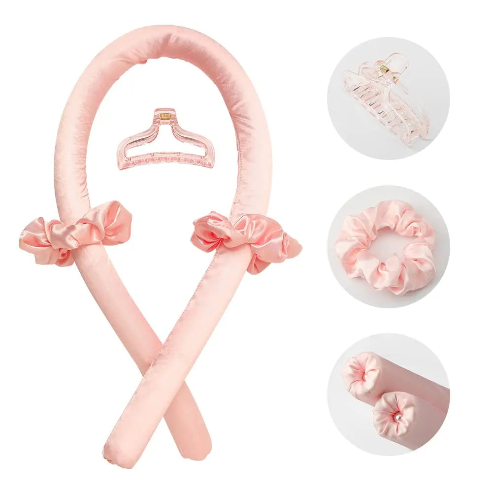 1Set Woman Heatless Curling Rod Heatless Hair Curls Headband Make Hair Soft Shiny Hair Curler Hairdressing Tools Accessories