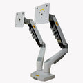 NEW F160 Gas Spring 10'-27' Dual Monitor Holder Arm Desktop 360 Rotate Computer Holder 2-9KG Monitor Bracket with 2 USB3.0
