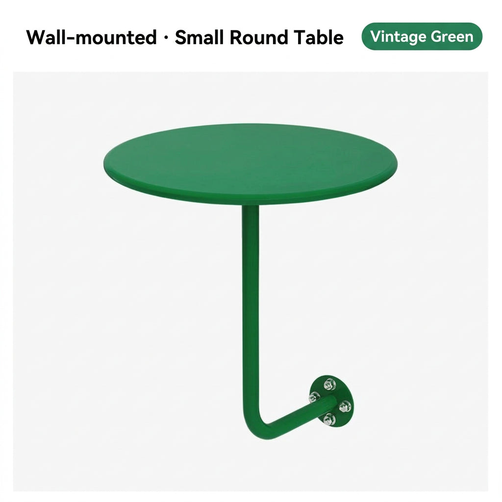 Wall-mounted Small Round Table, Wall-mounted Side Table, Dessert Shop,coffee Table, Industrial Style Wall-to-wall