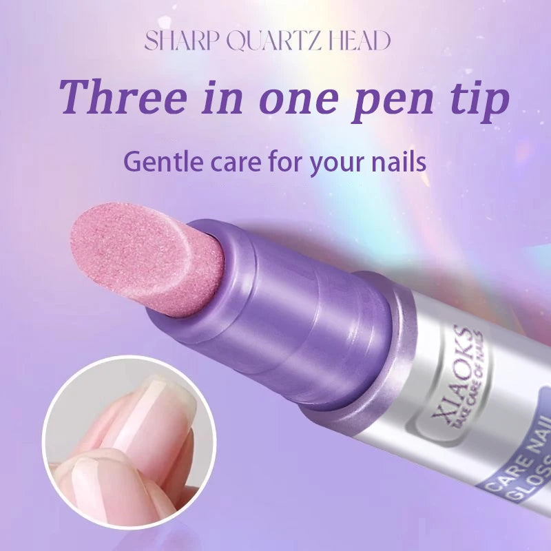 3-in-1 Nail Care Oil Essence Pen, a Transparent Quick-Drying Nourishing Essence, Strengthens and Prevents Breakage, Deeply Nourishes the Nail Bed, Prevents Hangnails, Repairs Finger Edges, Removes Dead Skin, Moisturizes and R