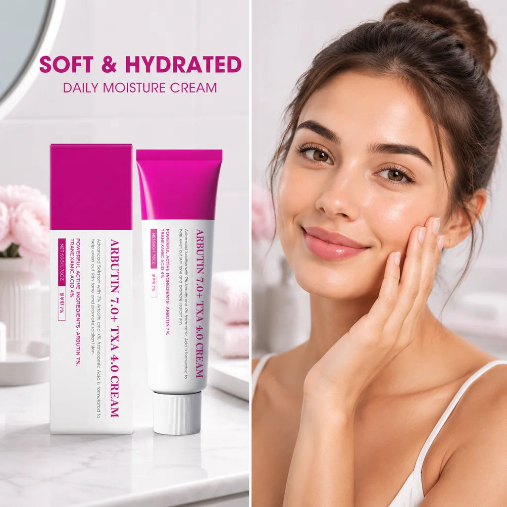 ARBUTIN+TXA Facial Moisturizing Cream Lightweight Daily Hydrating Lotion Arbutin Face Gel Cream Non Greasy Glow Skincare 50g