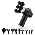 Mini Fascia Gun 38 Level High Frequency Vibration 6-Heads Body Massage Gun Muscle Relaxation Shoulde Waist Back Leg Arm Massager