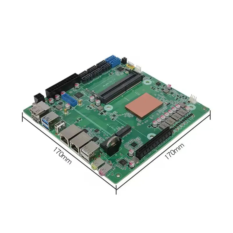Topton 11-Bay ITX NAS Motherboard AMD Ryzen 9 5900H HX 7 5825U 5600U 3*NVMe 8*SATA 2*2.5G LAN 2*DDR4 Firewall Gaming Mainboard