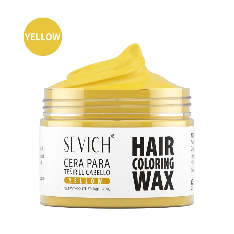 13 Colors Halloween Hair Colour Wax 50g/120g DIY Temporary Dye Hair Mud Wax Hair Colour Cream For Daily Party Cosplay Men&Women