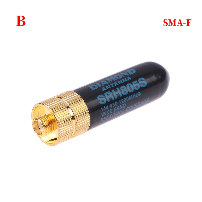 SMA-M/SMA-F Dual Band Antenna UHF+VHF SRH805S Walkie Talkie For Baofeng