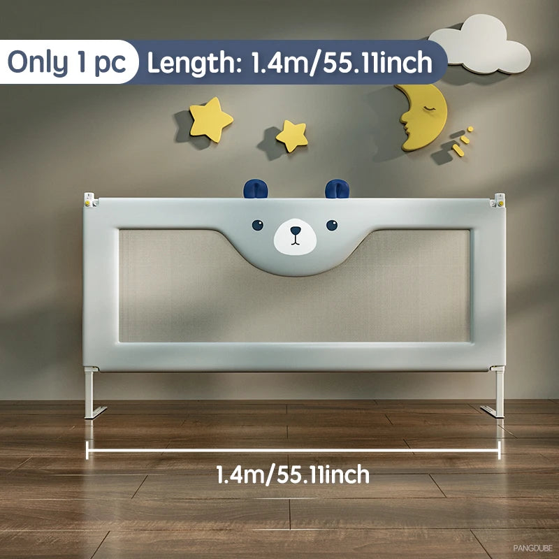 PANGDUBE 1pc Bed Rail Guard for Kids Fall Out Protection Handrail Bed Safety Baby Safety Bed Barrier for Parents Bed