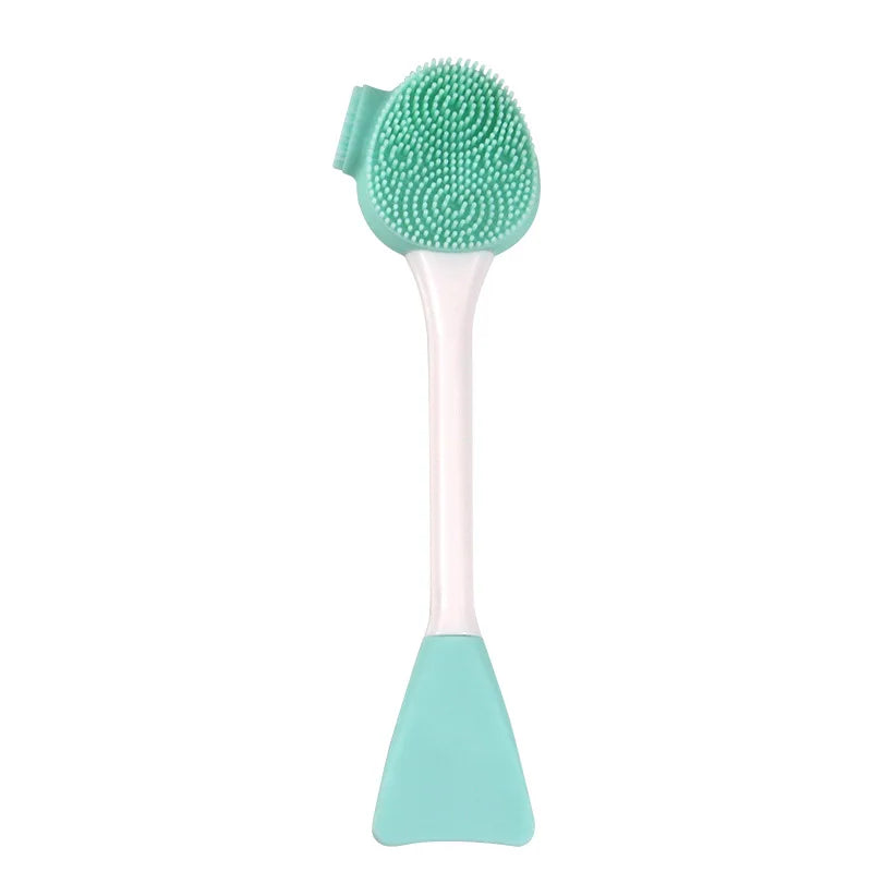 1PC Multi-purpose Cleansing Brush Facial Mask Spatula Blackheads Acne Remover Makeup Cleansing Silicone Face Variety Brush Heads