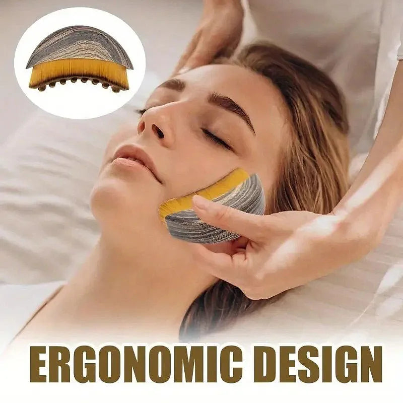 New Lymphatic Contour Face Brush Drainage Massager for Face Chin &Jawline Sculpting Ergonomically Designed LBHL31
