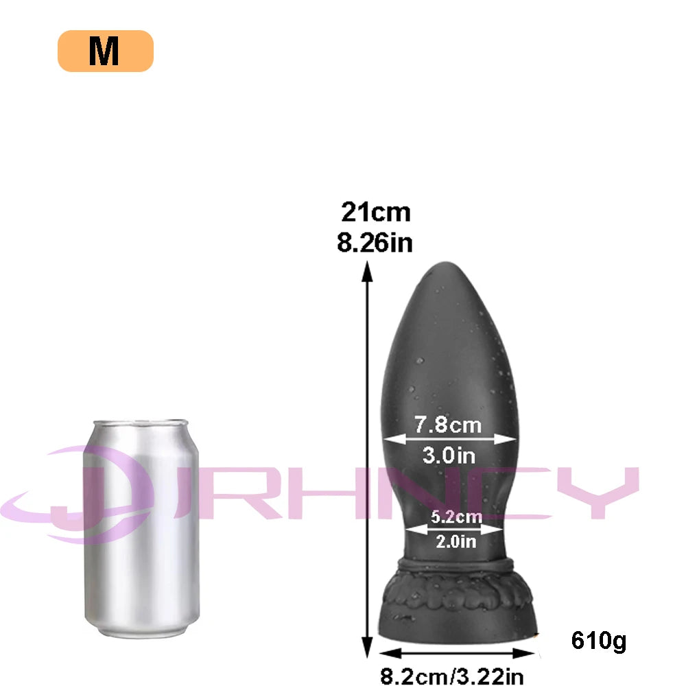S-XXL Huge Anal Plug Dildo Sexytoy for Women Men Soft Silicone Big Butt Plug Fisting Anal Dilation Prostate Massage Masturbation