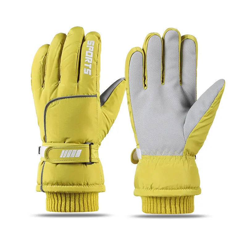 Men Women Professional Winter Thermal Ski Gloves Waterproof Touch‑screen Snow Gloves Warm Windproof Motorcycle Outdoor Sports