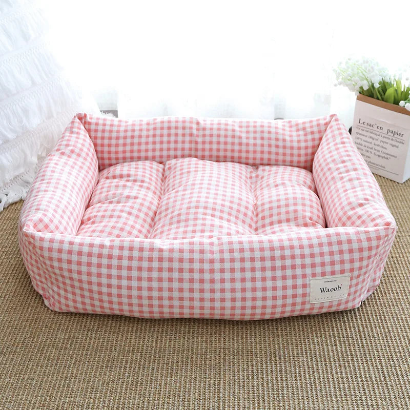 New Four Seasons Universal Pet Spring and Autumn Square Nest Winter Warm Dog and Cat Nest Thickened Small Dog and Cat Nest