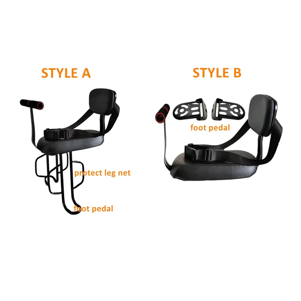 ALWAYSME Rear Mounted Child Bike Seat,Installed On The Bike Rear Rack