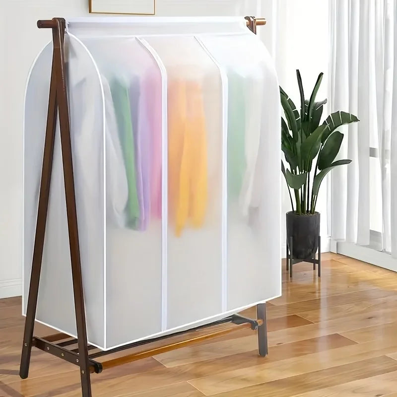 Hanging Clothes Dust Cover Transparent Dust Bag Waterproof Dustproof Moisture-Proof Wardrobe Clothes Storage Organizer