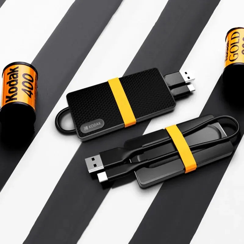 Kodak X200 Portable SSD 2TB 1TB 512GB 256GB USB 3.1 Type C External Solid State Drive for PS4 Laptop MacBook PC