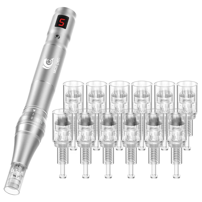 Wireless Derma Pen Electric Microneedling Professional SKincare Pen  Derma Stamp Therapy Cosmetics Equipment