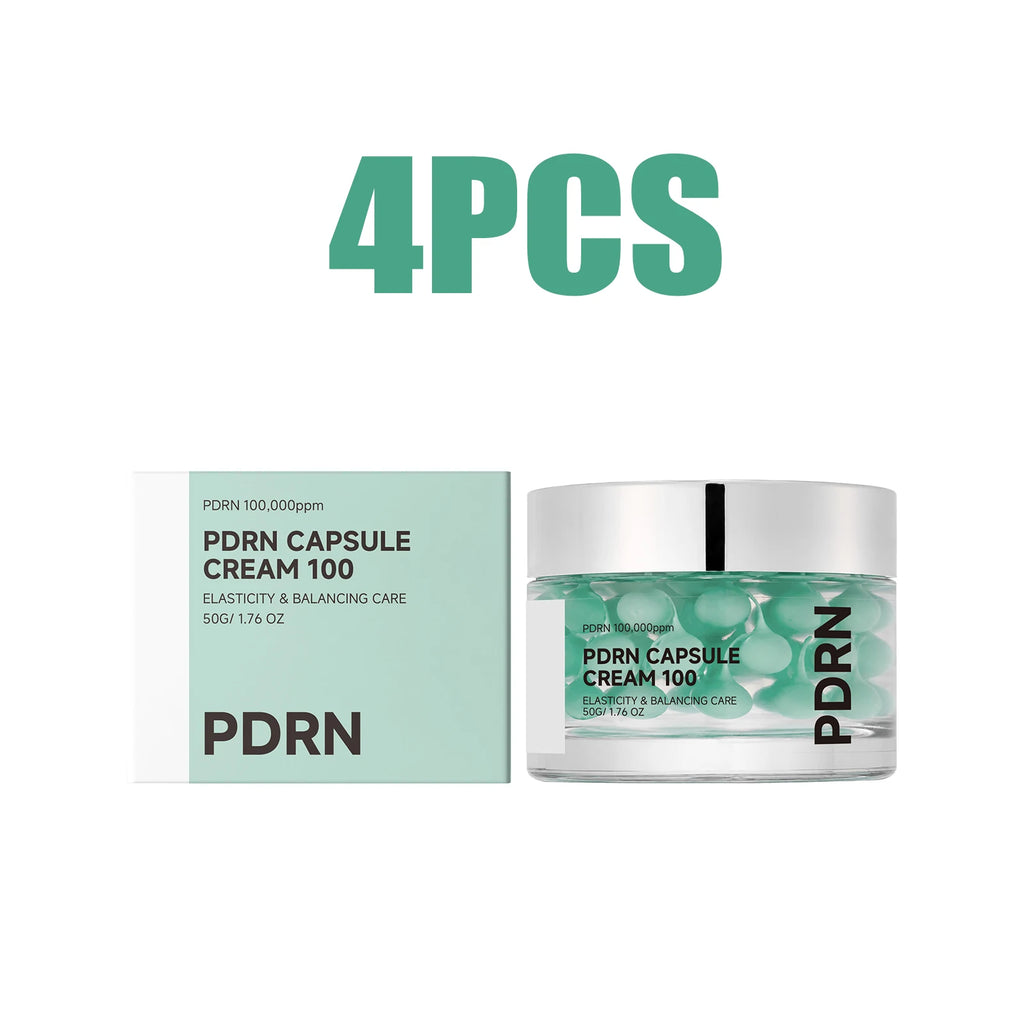 PDRN Moisturizing Capsule Cream Hydrating Skin Repair Cream Even Bright Tone Non Sticky Firming Smoothing Pore Face Skincare