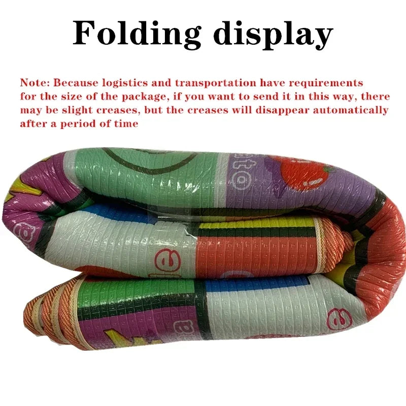 2 thickness options 5 Size Options Crawling Carpet Baby Play Mat Children Rug for Kids Educational Toys Soft Activity Game Floor